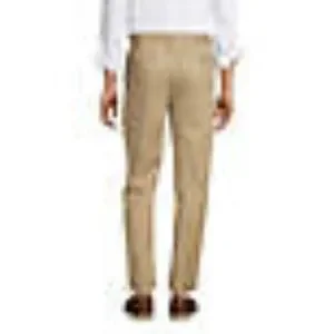 Lands' End Pants Lands End School Uniform Mens Plain Front